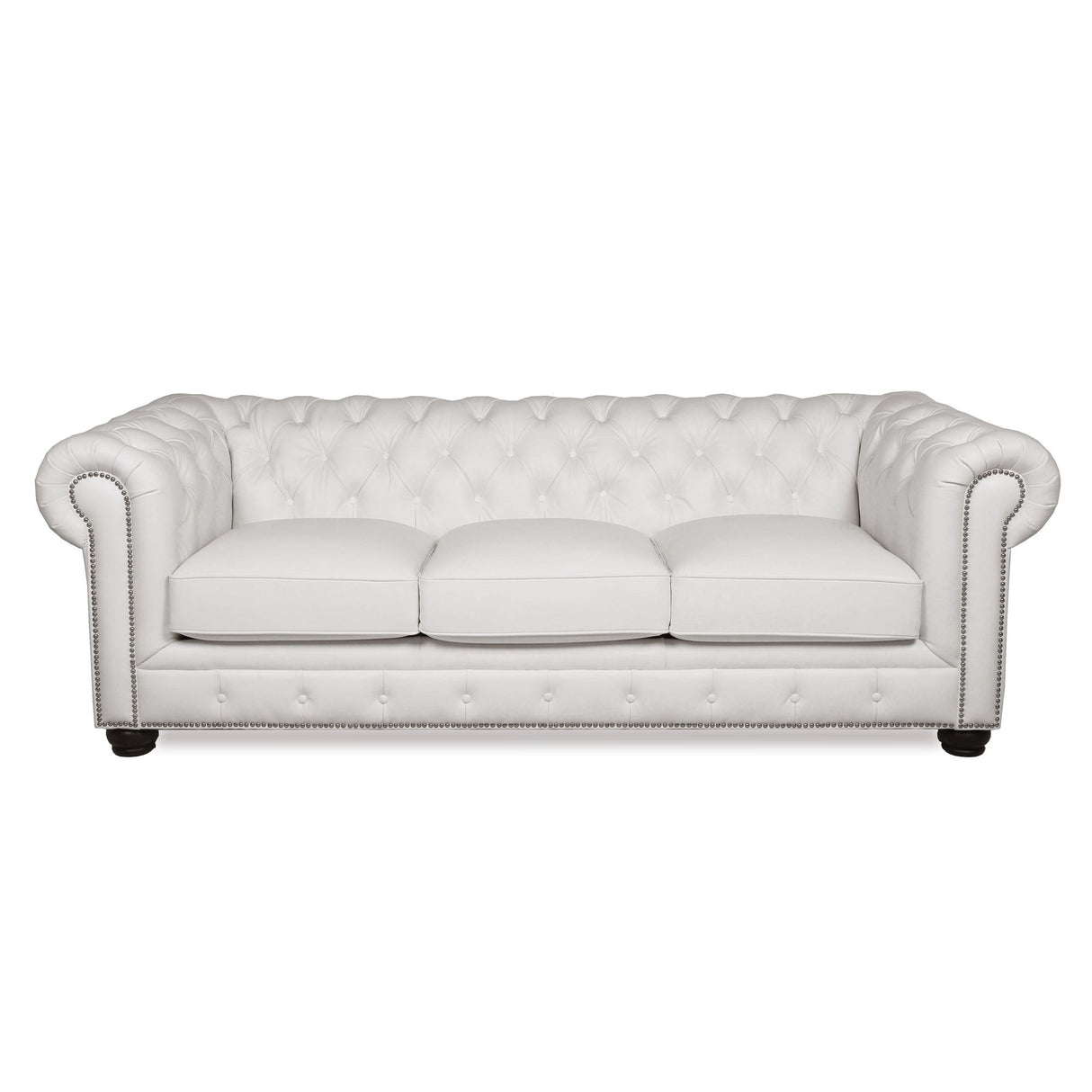 Traditional Tufted Chesterfield Nailhead Sofa