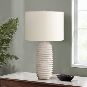 Lighting, Table Lamp, Resin, Transitional - Cream