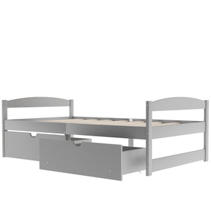 Platform Bed With 2 Drawers