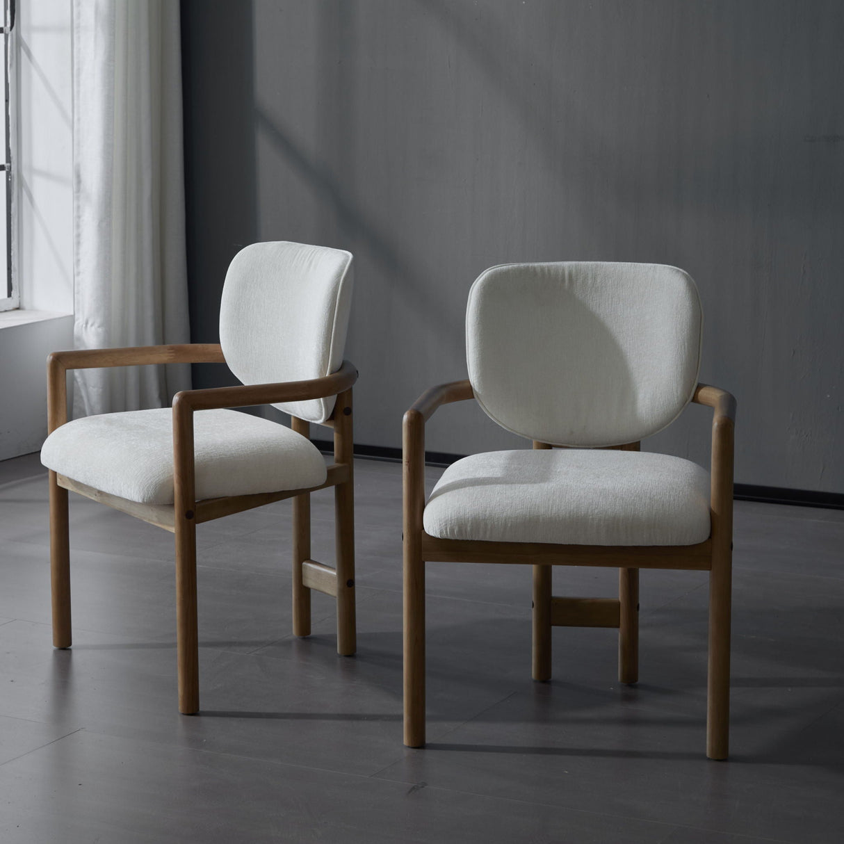 Upholstered Arm Dining Chairs (Set of 2) - Best Buy Furniture