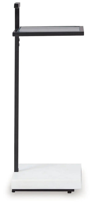 Mannill - Accent Table - Black / White
