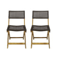 Bistro Foldable Chair With Wicker Backrest - Best Buy Furniture