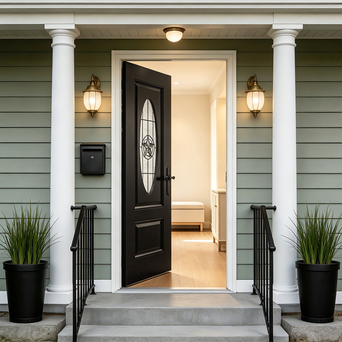 36"x80" Fiberglass Front Door