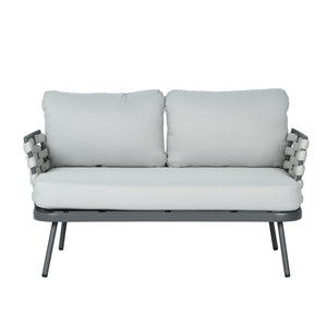 Mariano Steel 4-Pieces Conversation Set