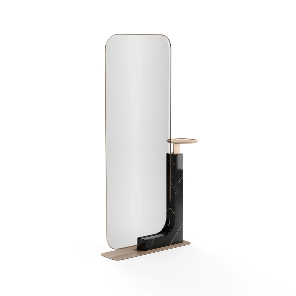 Overlap Floor Mirror