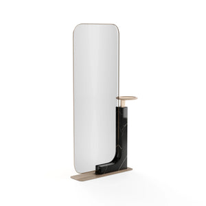 Overlap Floor Mirror