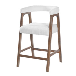 26'' Seat Height Bar Stools with Back - Set of 2