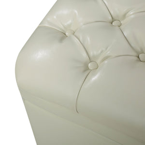 Juliana - Storage Ottoman With Birch Legs