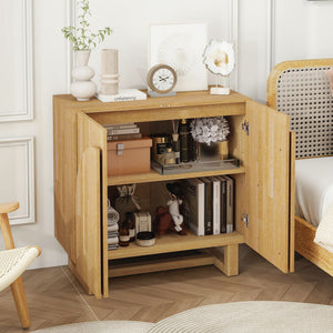 2 Door Cabinet, Suitable For Bedroom - Natural