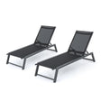 Myers - Modern Chaise Lounge Set With Adjustable Mesh Back - Best Buy Furniture