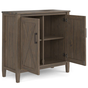 Ela - Low Storage Cabinet - Smoky Brown