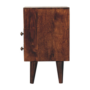 Solid Wood Mini Classic California Nightstand
