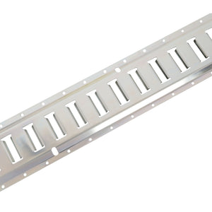 Universal E Track Tie-Down Rail Kit For Trucks, Vans, Garages - Silver