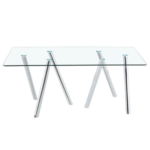 Dining Table With Transparent Surface