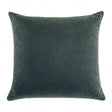 LUXE VELVET 24" PILLOW - PEACOCK