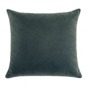LUXE VELVET 24" PILLOW - PEACOCK