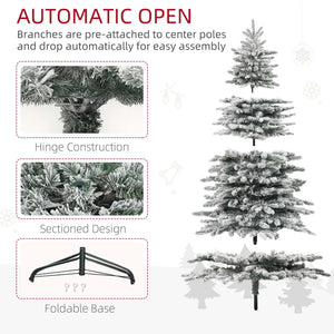 7.5ft Snow Flocked Artificial Christmas Tree