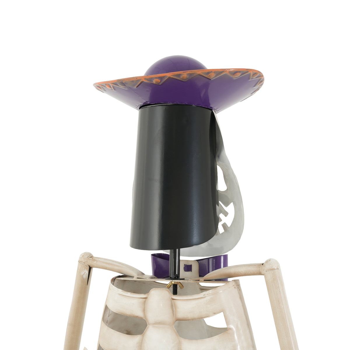 Halloween Skeleton Guitar Yard Decoration