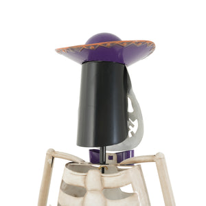 Halloween Skeleton Guitar Yard Decoration