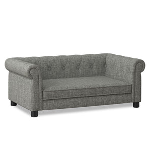 Modern Elegant Rectangle Pet Bed, Durable Elevated Dog Sofa