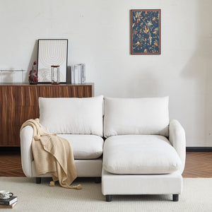Oversize Modular Free Combination Sectional Sofa Couch With Ottoman For Living Room - Best Buy Furniture