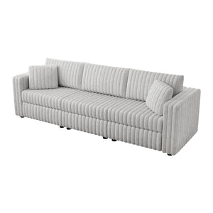 106.3" Soft Modular 3-Person Sofa