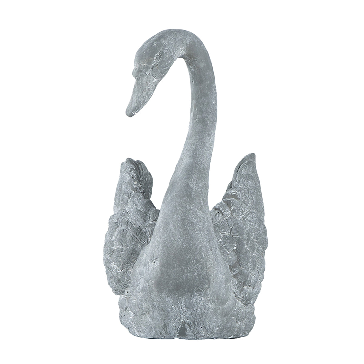 16.5x9x15.5" Mgo Swan Planter