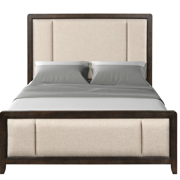 Upholstered Headboard & Footboard With Traditional Styling Bed