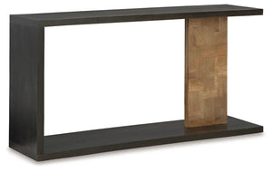 Camlett - Console Sofa Table - Brown - Best Buy Furniture