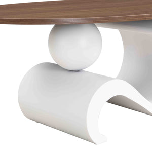 White Nesting Coffee Table Set of 2