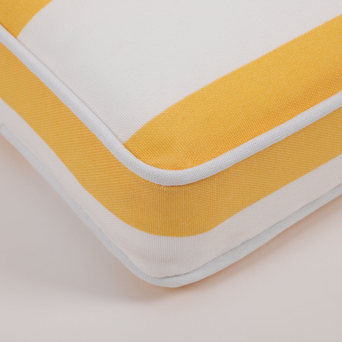2PCS Set Outdoor Lounge Chair Cushion Replacement - Yellow/White