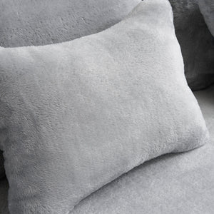 Modern Floor Sofa With 4 Pillows