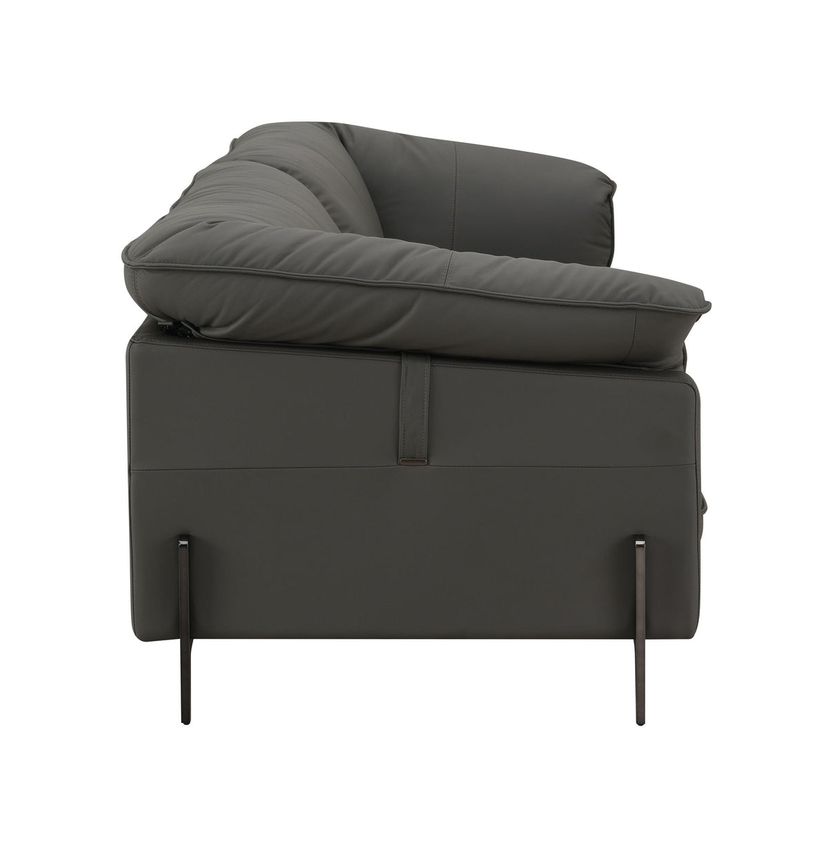 Tadi - Top Grain Leather Sofa - Black - Best Buy Furniture