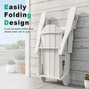 Adjustable HDPE Adirondack Chair with Customizable Comfort - Multiple Colors
