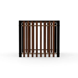 PINSTRIPE DARK END TABLE