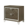 Skylar - Nightstand - Champagne - Best Buy Furniture