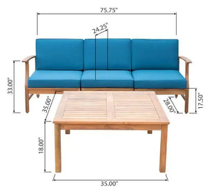 Perla - 3 Seater Sofa And Table Set - Best Buy Furniture