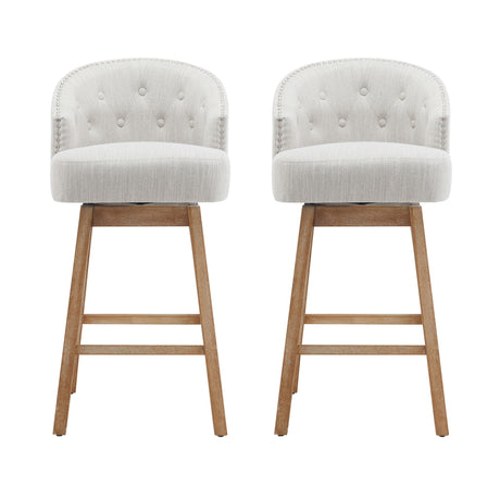 360 Degree Rotation Swivel Counter Stools (Set of 2)