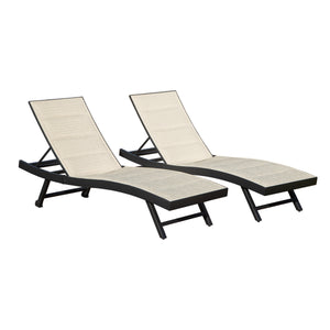 Patio Chaise Lounge Set of 2