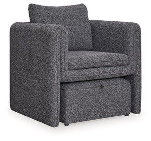 Vreni - Accent Chair - Charcoal / Black - Best Buy Furniture