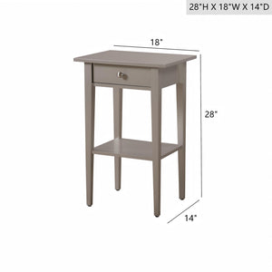 Dalton - Nightstand - Silver Champagne