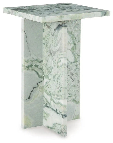 Deaconwell - Accent Table - White / Green - Best Buy Furniture