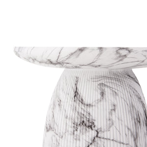Outdoor MGO Side Table, Light Grey