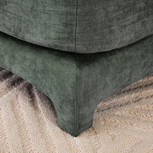 Stylish Sofa With Ottoman And Lumbar Pillows, Ergonomic Design
