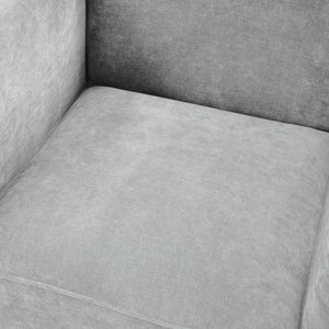 Barrel Accent Chair With Enclosed Arms