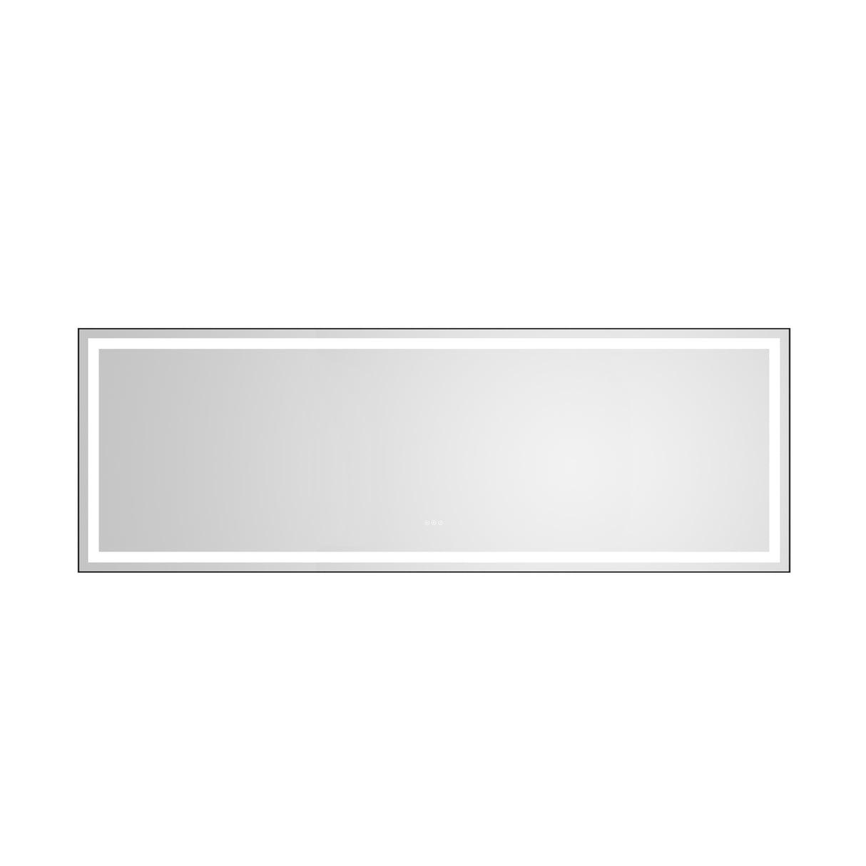 118" x 36" LED Bathroom Mirror with Aluminum Frame