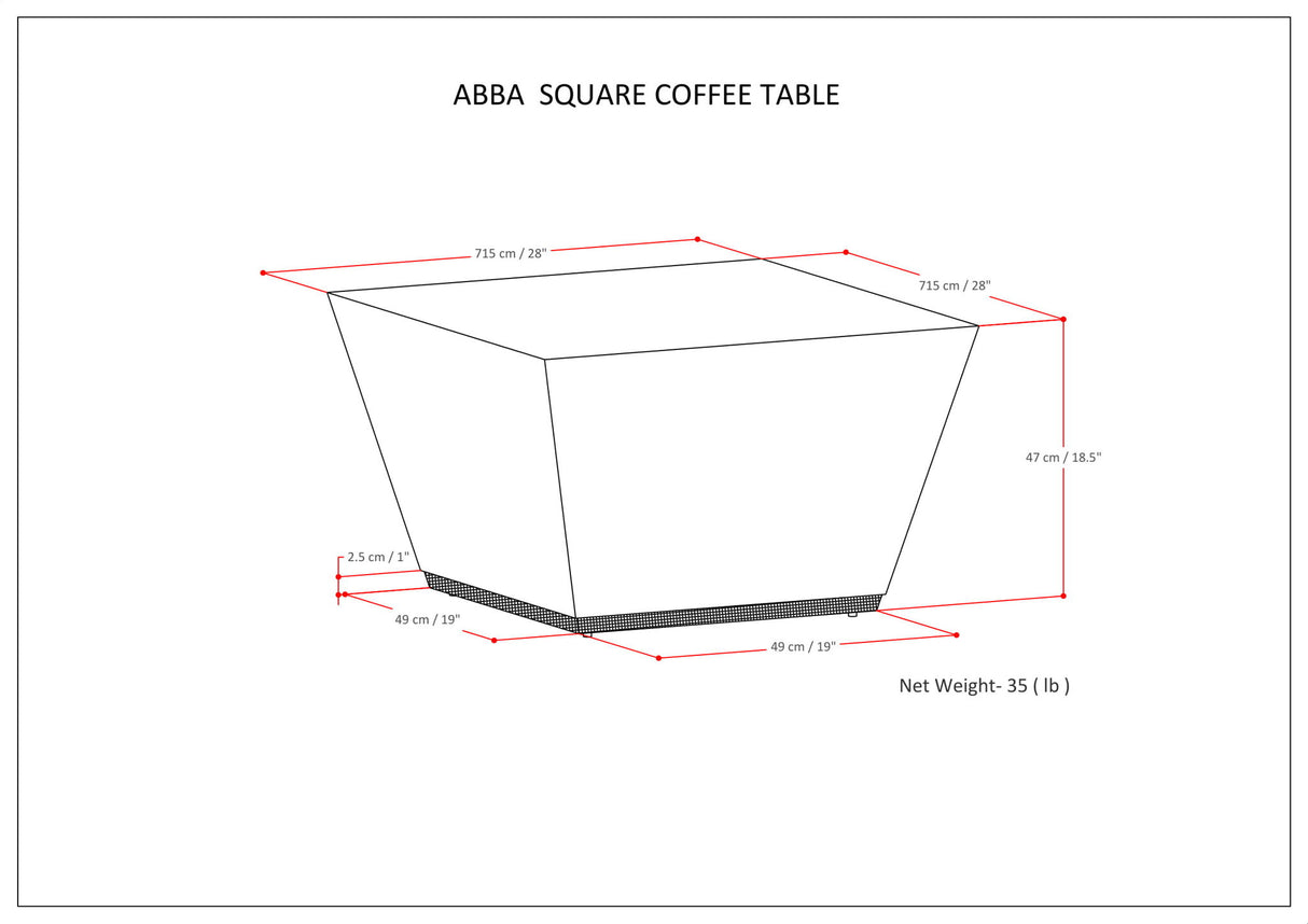 Abba - Handcrafted Coffee Table