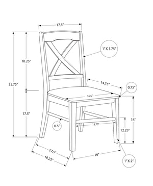 Dining Chair, Side, Dining Room, Transitional (Set of 2) - Best Buy Furniture