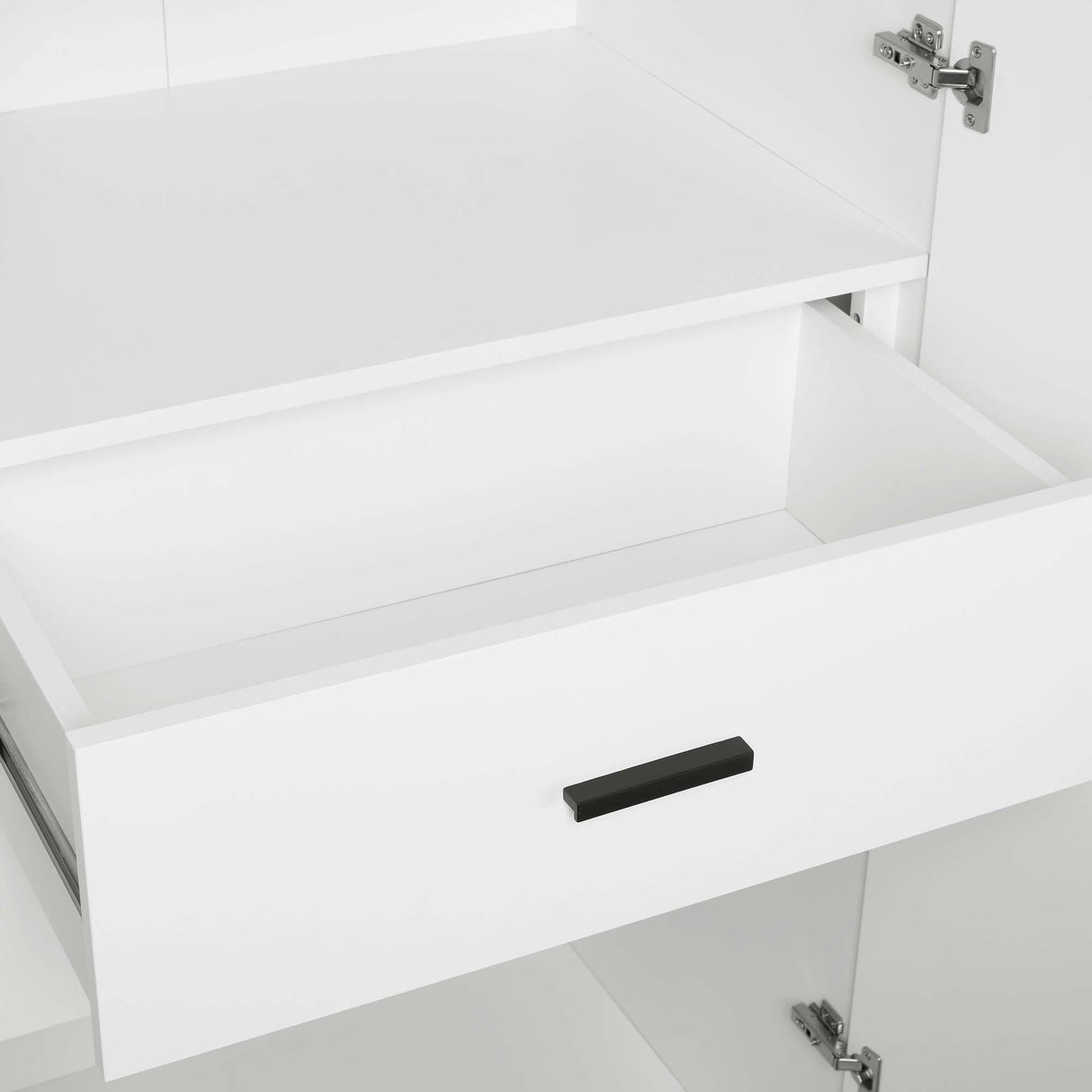 Lee - Free Standing Wardrobe Closet With Drawers And Shelves