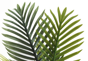 28" Tall, Artificial Plant, Palm Tree, Indoor, Faux, Fake, Floor, Greenery, Potted, Real Touch, Decorative - Green / White - Best Buy Furniture